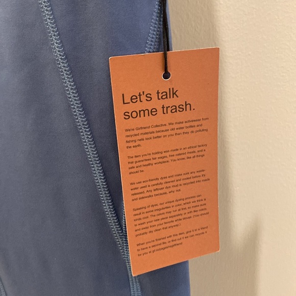 Girlfriend Collective Compressive High-Rise Legging in Paloma - Picture 3 of 5